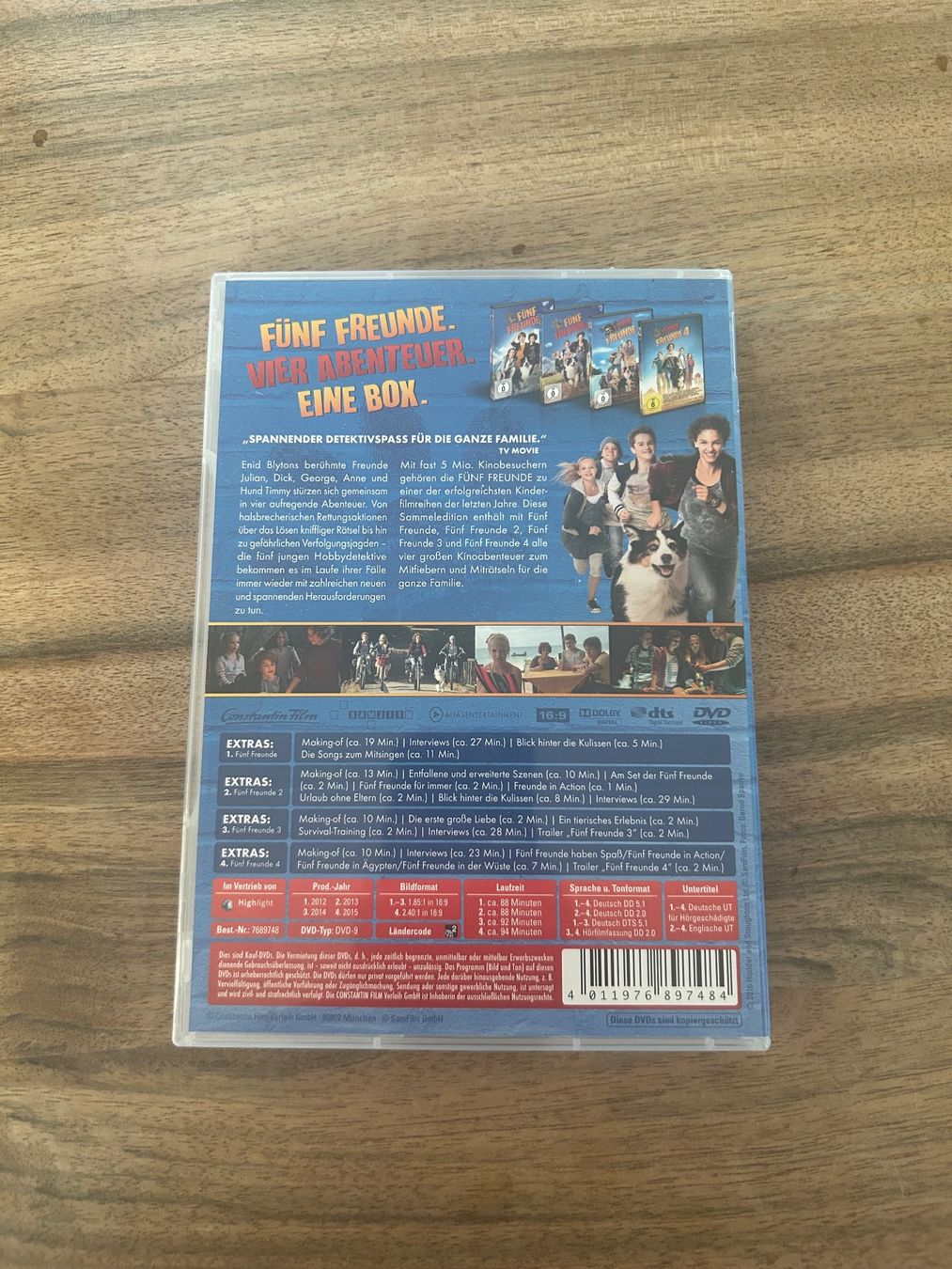 Tutti i DVDs: 5 Freunde Folge 1-4 – Usato da Aarau venduto da Aurora0810 1