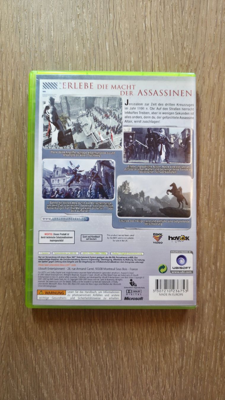 Microsoft Giochi: XBox 360, Game, Assassin's Creed, OVP – Usato da Sirnach venduto da TheMrFreeman 1