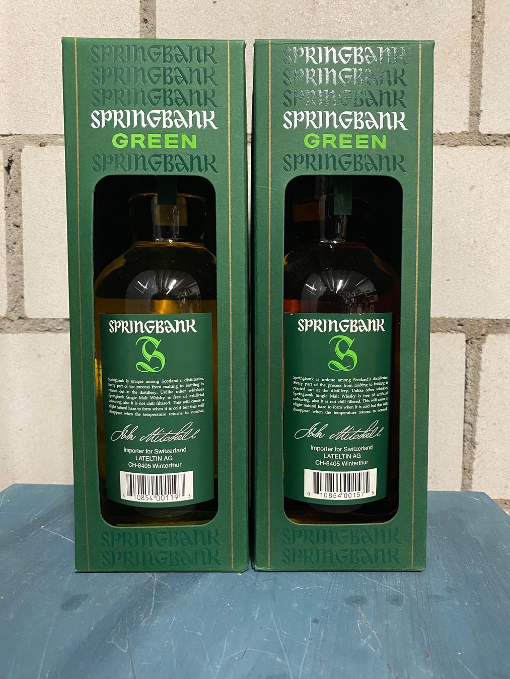 Springbank Bevande alcoliche: Springbank Green 12yo + 13yo – Nuovo e nell'imballaggio originale da Mönchaltorf venduto da Drammer 2