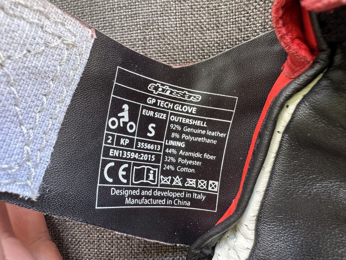 Alpinestars Guanti & manicotti: Alpinestars GP Tech Glove S Motorradhandschuh – Usato da Bürglen TG venduto da Junker93 2
