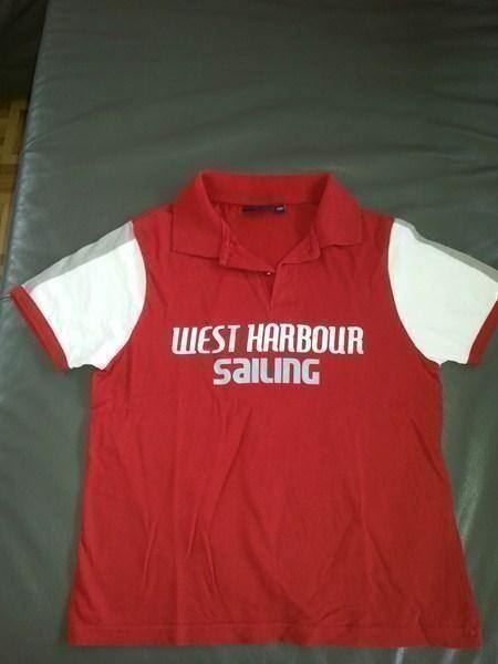 Camicie, T-shirt & Polo: Polo-Shirt rot/bedruckt – Usato da Horw venduto da Benny017