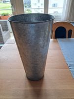 Zinkvase konisch gross 50cm Deko Blumenvase Vintage Garte...