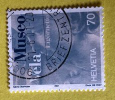 Nr.1023 GESTEMPELT Wiedereröffnung Museo Vela 2001 
