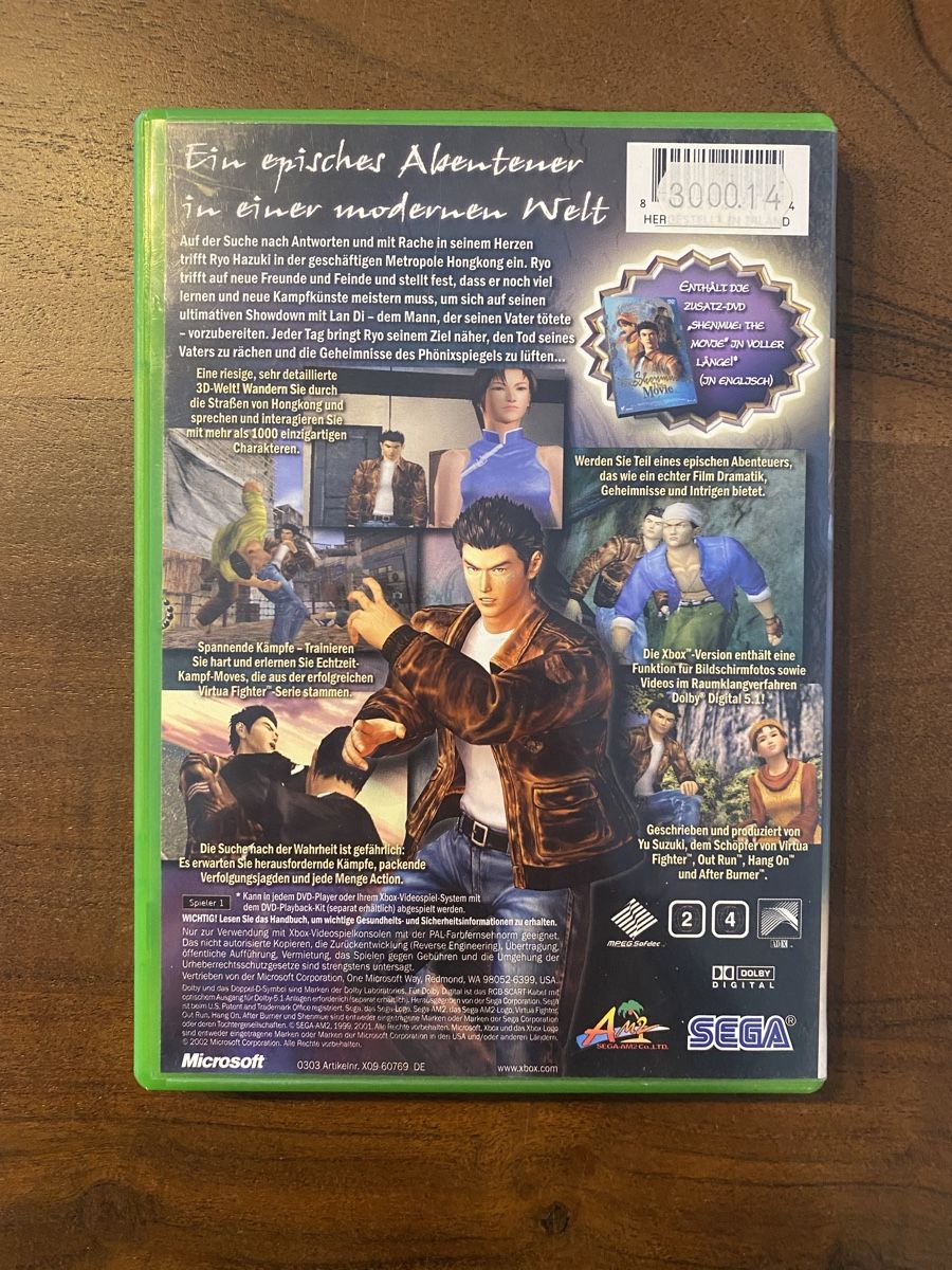 Microsoft Spiele: Shenmue 2 für Xbox – Gebraucht aus Thunstetten von Virus_33 2