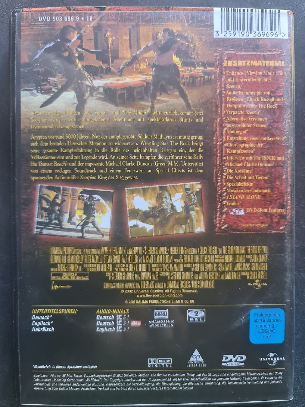Tutti i DVDs: the scorpion king DVD 318 – Usato da Dintikon venduto da Vexi 1
