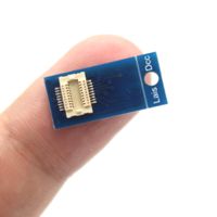 Next18-Adapterplatine mit beschrifteten Anlötflächen