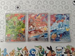 Pokemon First Partner Serie 3 / Mudkip /Treecko / Torchic EN