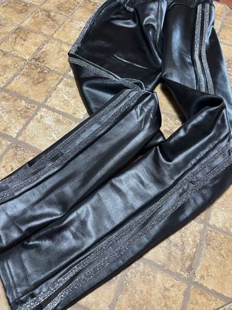 Leggings particolari👌lampase con glitter argento