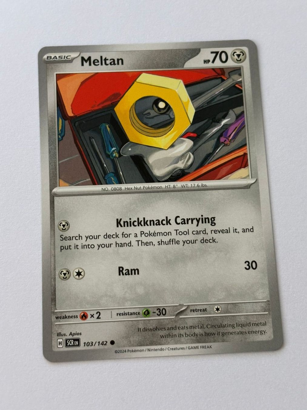 Pokémon Carte collezionabili: Pokemon-Karte Meltan 103/142 – Usato da Herisau venduto da Seyashop1