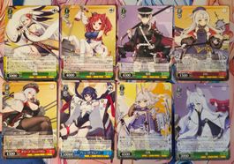Azur Lane 8 Common Cards Weiss Schwarz Japanese Version