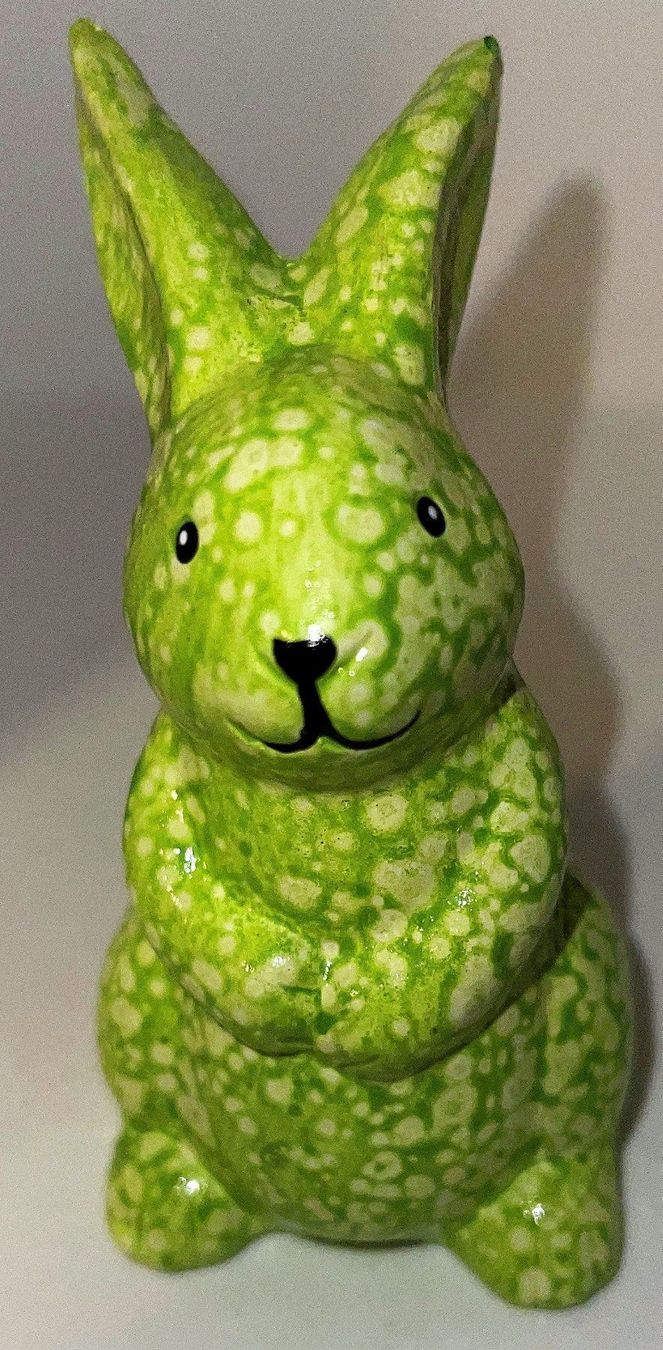 Statuette: Hase grün Keramik – Nuovo (secondo la descrizione) da Lutzenberg venduto da Pinschi01