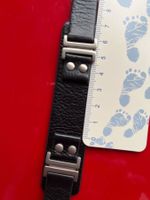 Uhrenarmband "FOSSIL" Leder schwarz, neu