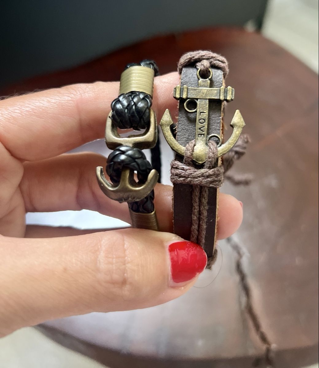 Bracelets: Armbänder Kunstleder – Neuf (Voir description) à Stadel par 13E