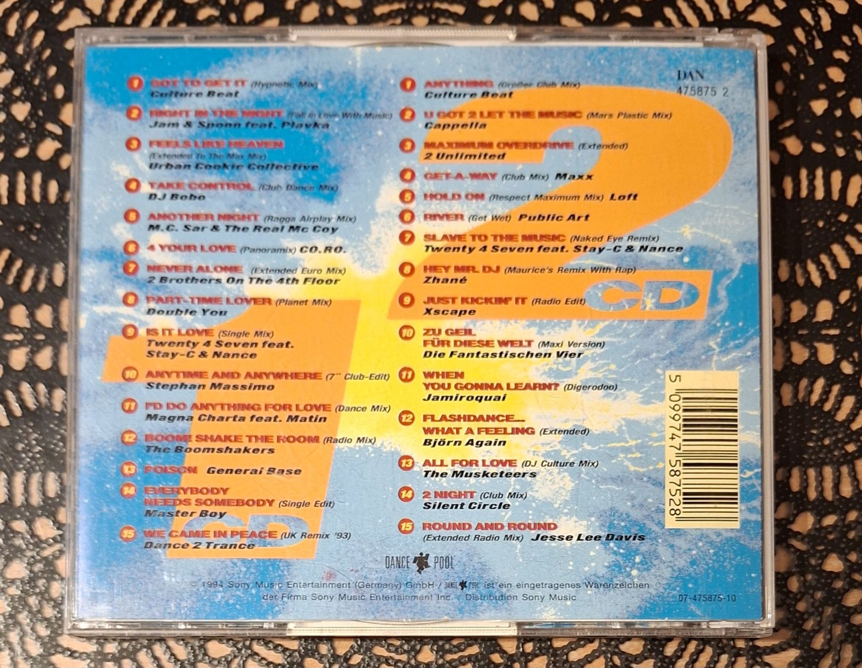 CD: Dance Now! Vol.6, Dance Pop Compilation Sampler 2CD 1994 – Usato da Schönenberg TG venduto da Gregolino76 1