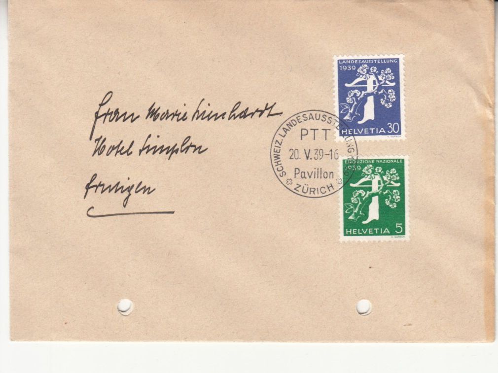 Alle Briefmarken: Landi 1939 3 Briefe – Gebraucht aus Bürglen TG von StampGraf 3