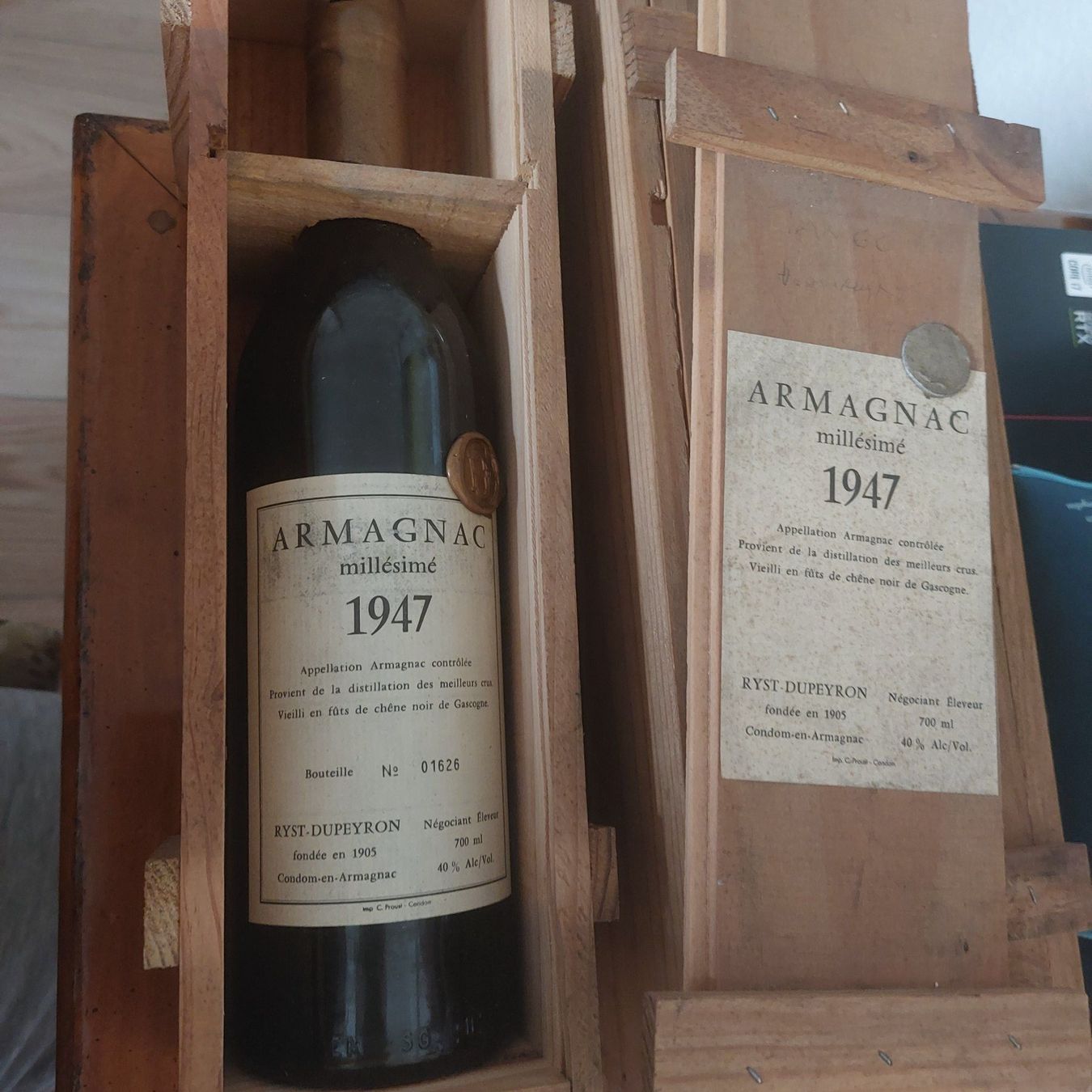 Bevande alcoliche: armagnac dupeyron1947 – Nuovo e nell'imballaggio originale da bougy villars venduto da poupyli68 6