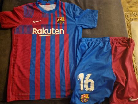 Trikot + Short FC Barcelone #16 Pedri
