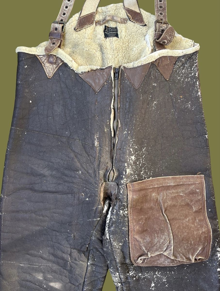 US Army Uniformi: Pantalon cuir TYPE B1 US Army Air Force WW2 – Usato da Bellevue venduto da Belafer 1