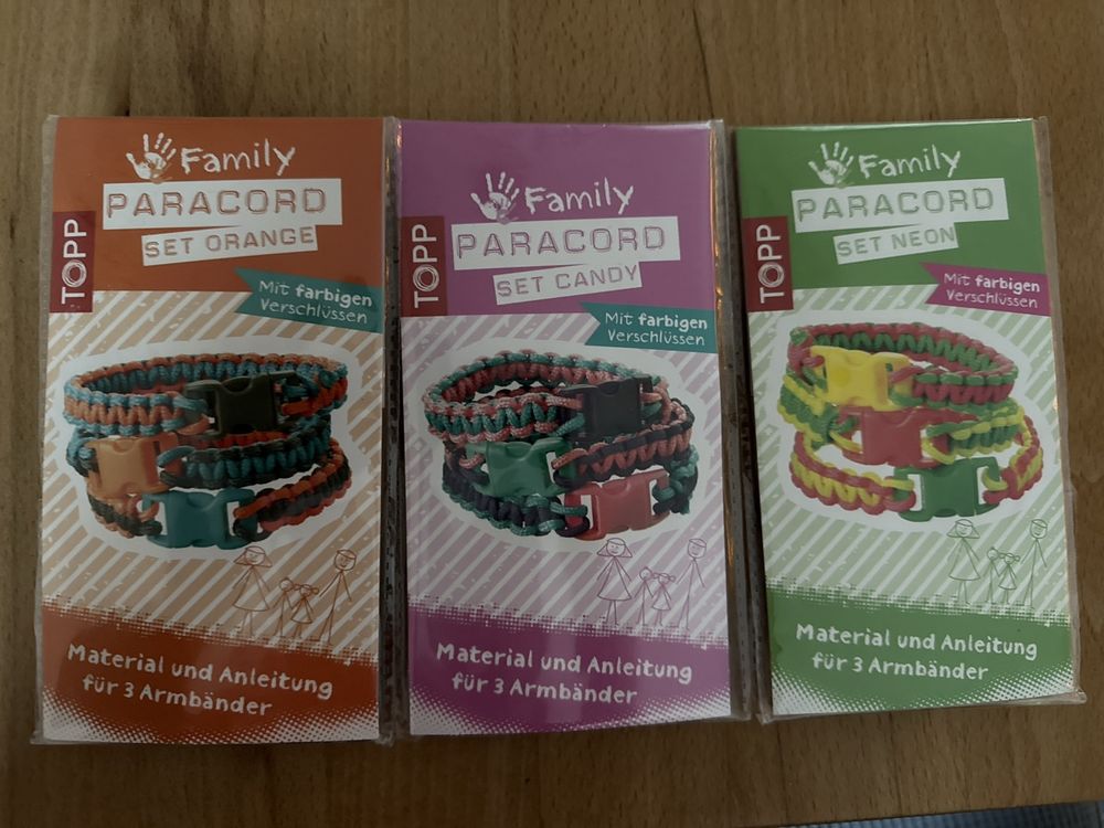 Topp Family Paracord Set Orange, Candy & Neon, Neu! (52) (Neu und ...