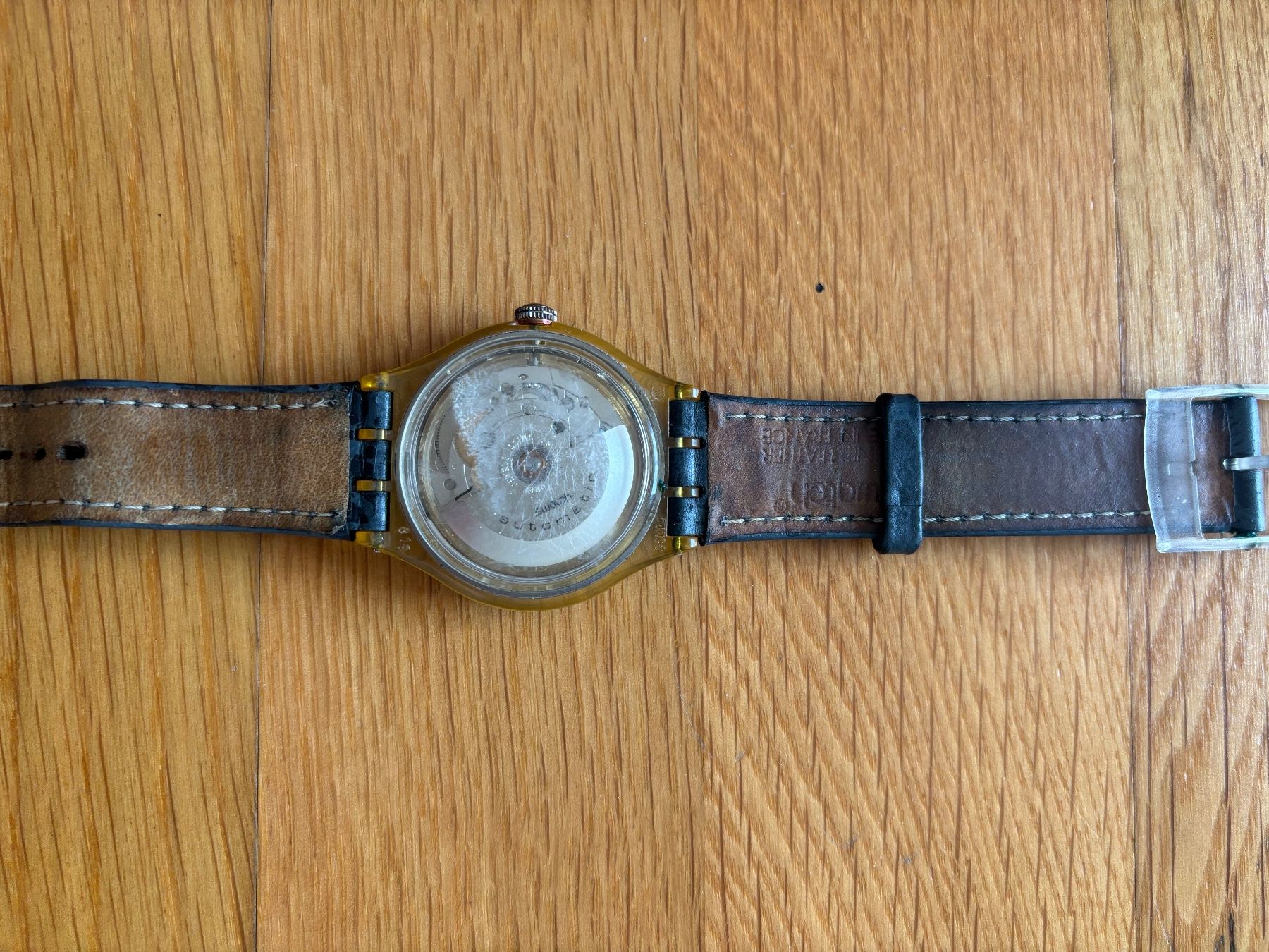Swatch Orologi: Swatch Uhr Automatic Dunkelblau – Usato da Zürich venduto da beatrizmm 3