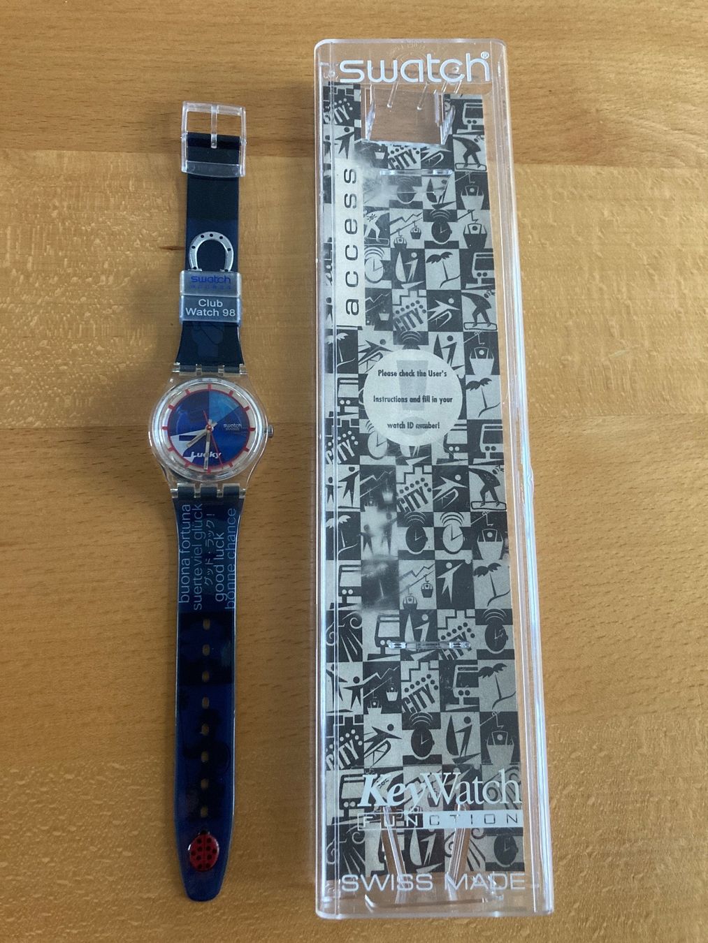 Swatch Uhren: Swatch Club Watch 1998 – Gebraucht aus Dotzigen von rapunzel03