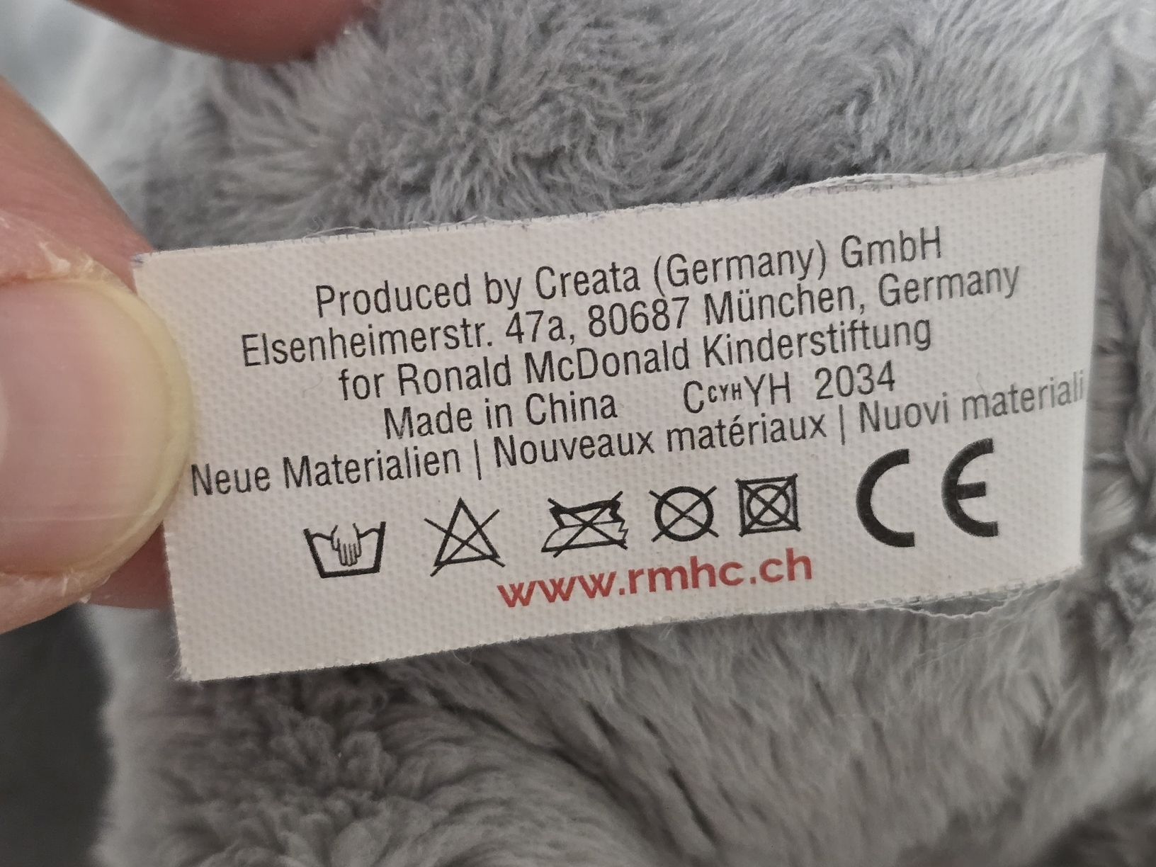 Giocattoli: Süsser Elefant Plüsch Stofftier – Usato da Teufenthal AG venduto da thuzsu 2