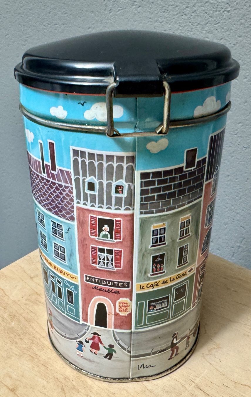 Sonstiges für Haushalt & Wohnen: HERMET Vorratsdose, Kaffeedose, Blechdose vintage – Gebraucht aus Rothrist von Luckywinner 2