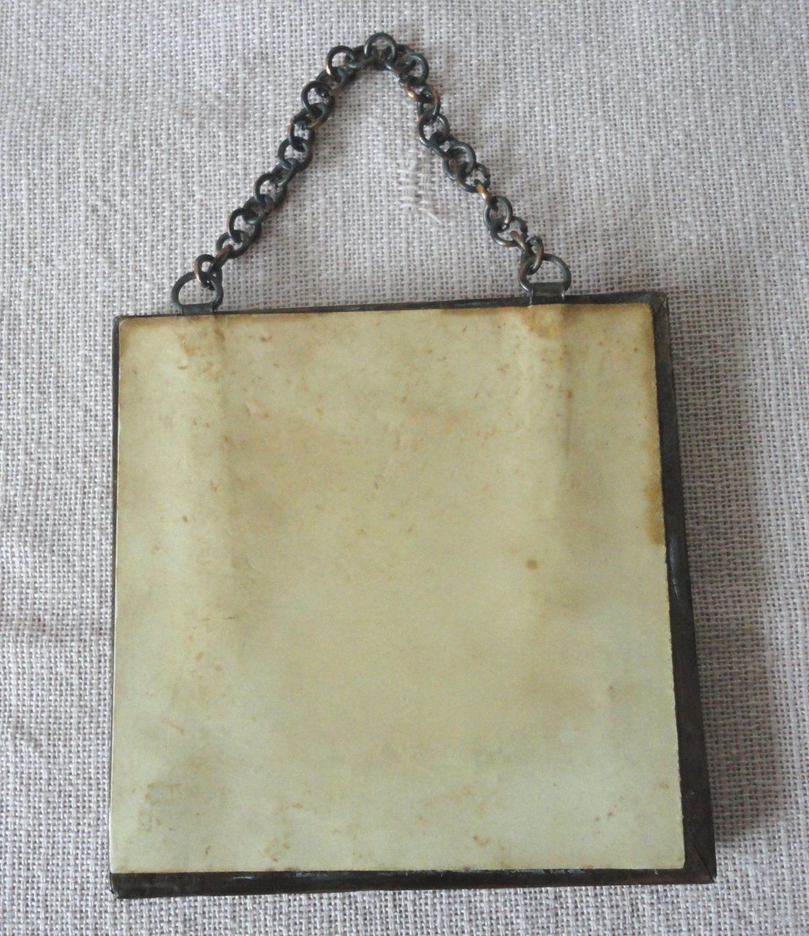 Poster & Bilder: Kleines Kupfer-Bild mit Hundabbildung10cm x 10cm – Gebraucht aus zürich von parts5060 1