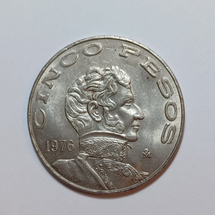 Tutti le monete: 5 Pesos 1976 Mexiko – Usato da Pfäffikon ZH venduto da Welt_Muenzen