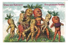 Gruss vom Rüebliland (AG) Eine glückliche Familie Litho 1921