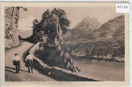 Partie an der Poststrasse von Weesen nach Amden