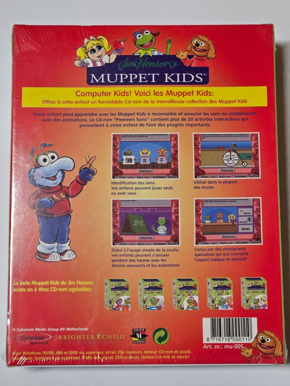 Spiele: Muppet Kids - premiers sons / PC Spiel francais – Neu und originalverpackt aus Oberdorf BL von BaldenEagle 1
