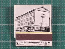 Wettingen, Hotel Zwyssighof, altes Zündholz Briefchen