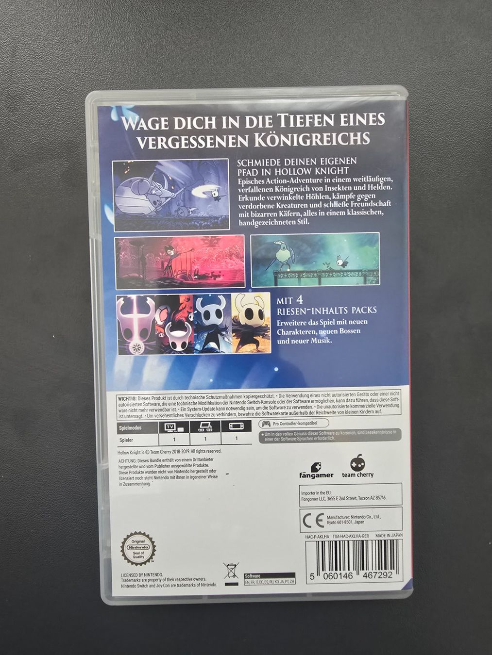 Nintendo Spiele: Hollow Knight für Nintendo Switch – Gebraucht aus Chur von 1996hiphop 1