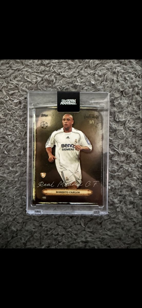 Topps Carte collezionabili: Roberto Carlos 1/1 – Nuovo e nell'imballaggio originale da Suhr venduto da rea_656p