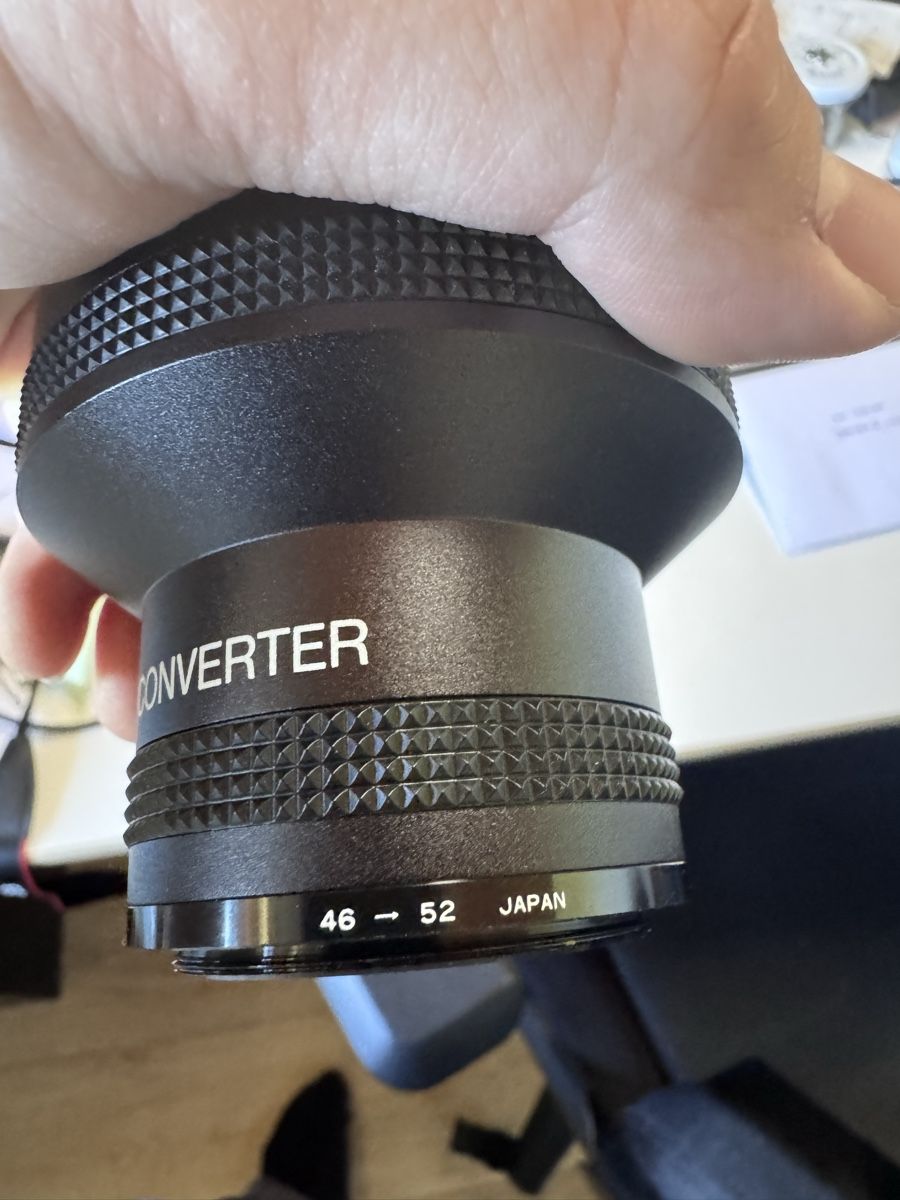 Obiettivi: 0.5x Weitwinkel Konverter 52mm inkl. 46mm Adapter – Usato da Kallern venduto da Microair 3