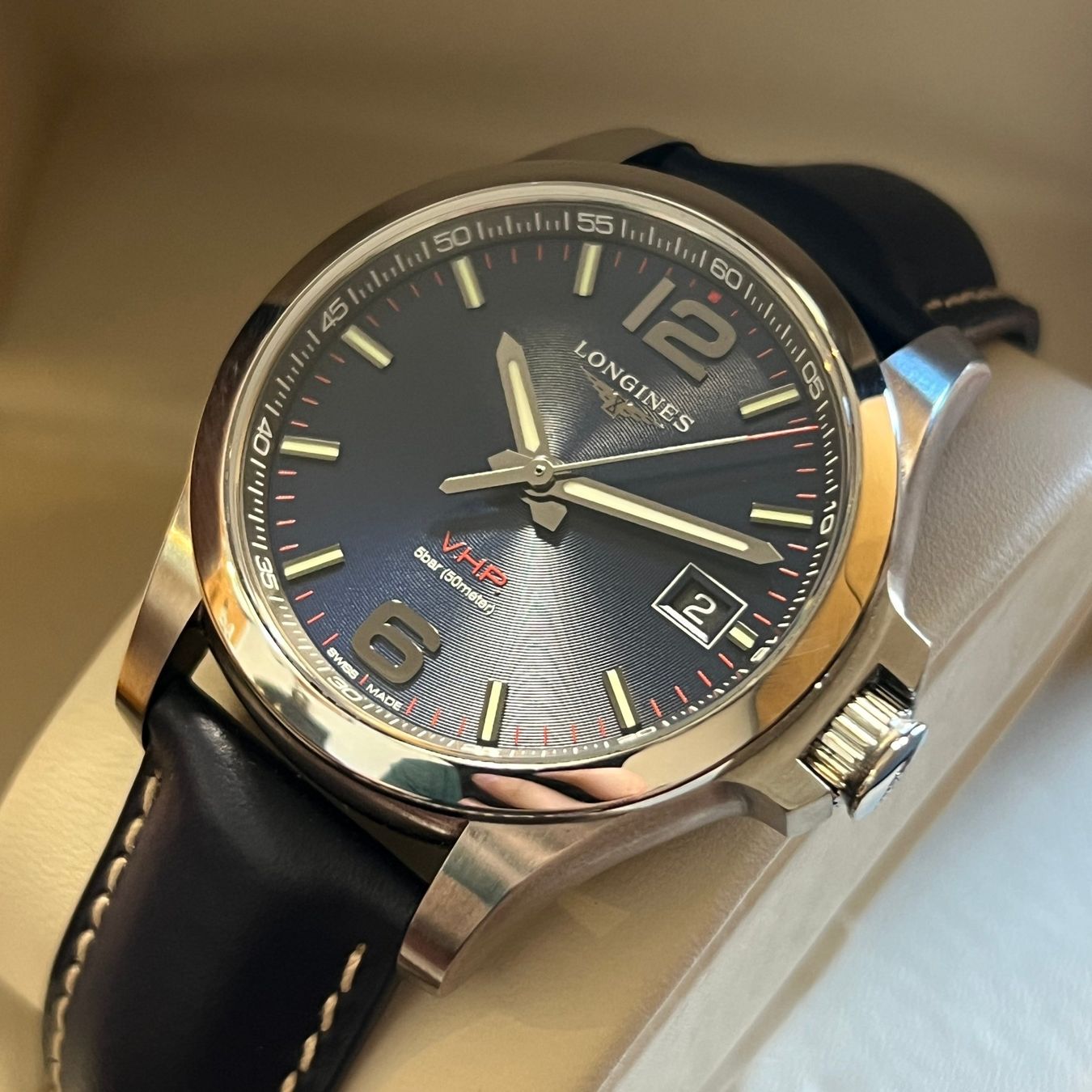 Longines Orologi: Longines Full Set Conquest V.H.P. Full Set L3.716.4 – Usato da Carouge GE venduto da Watchaser 8