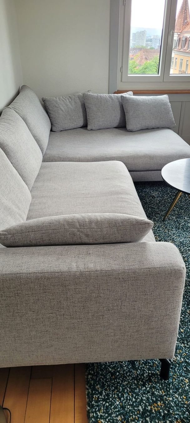 Micasa Sofas: Ecksofa - hellgrau (von Micasa) – Gebraucht aus Zürich von sunshine1345 4