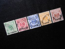 DR Mi 6c/7d/8d/9b/10d Türkei 1889 Mi 68€