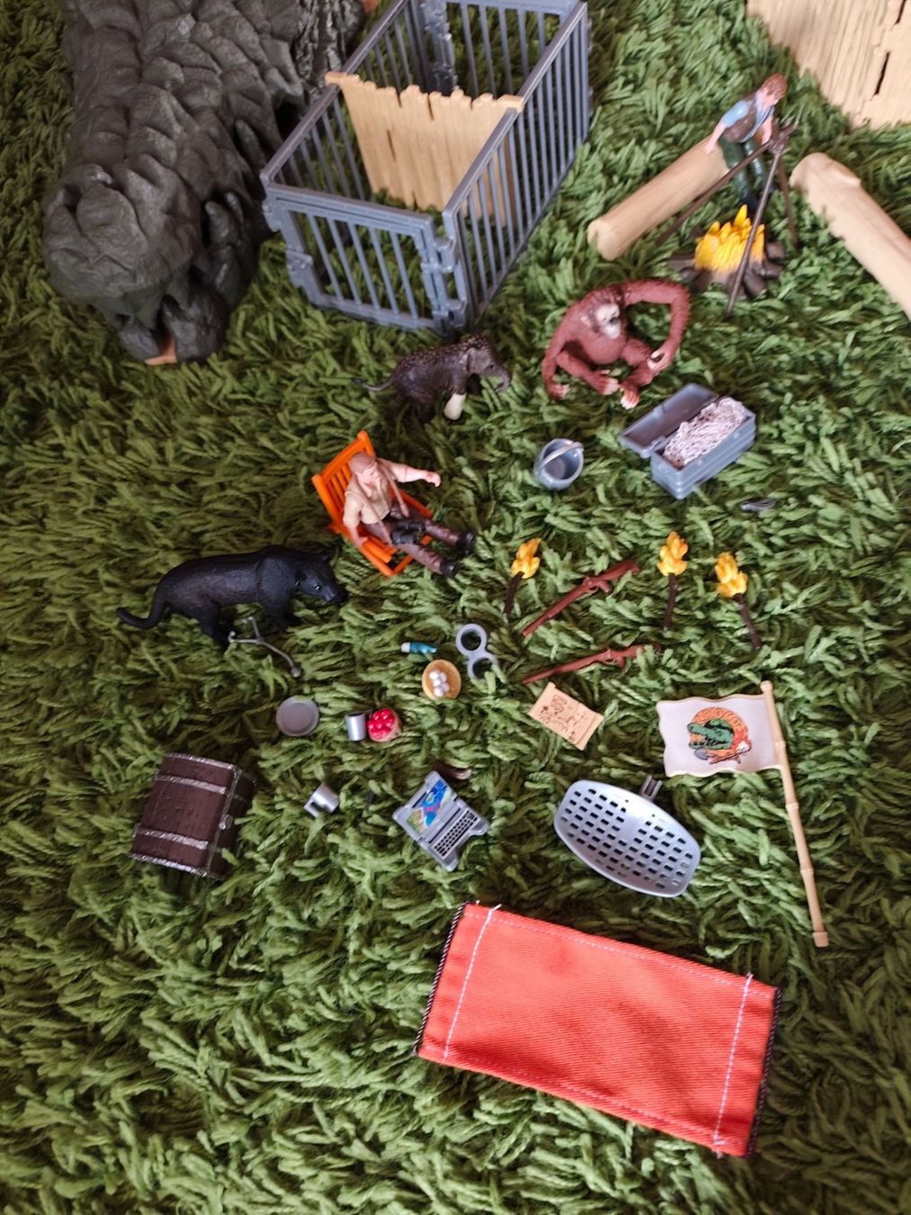 Schleich Giocattoli: Schleich Wildlife Dschungelcamp – Usato da Tegerfelden venduto da jea_f5xk 3