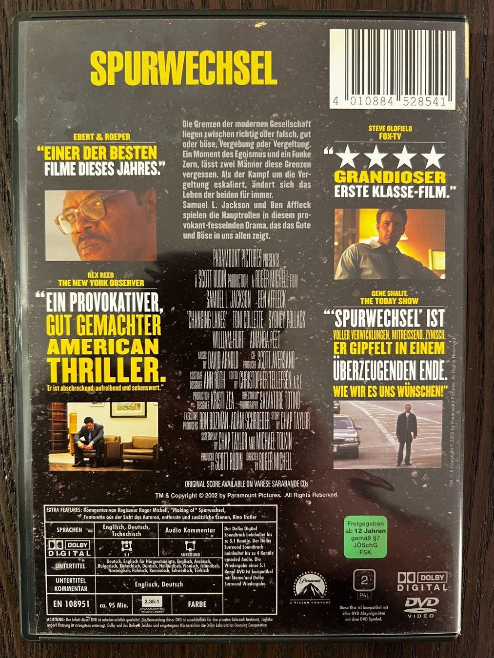 Tutti i DVDs: Spurwechsel – Usato da Zürich venduto da FilmFreunde 1