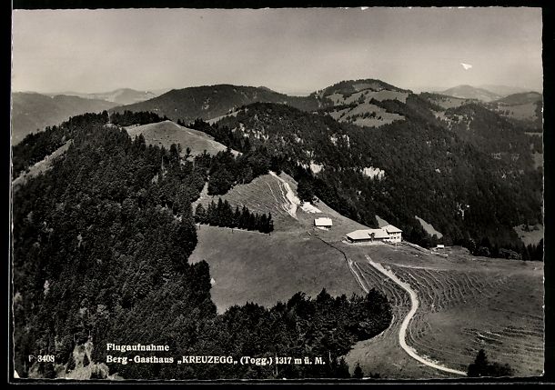 Ansichtskarten: AK Libingen, Bergwirtschaft Kreuzegg – Gebraucht aus Berlin von bartko-reher