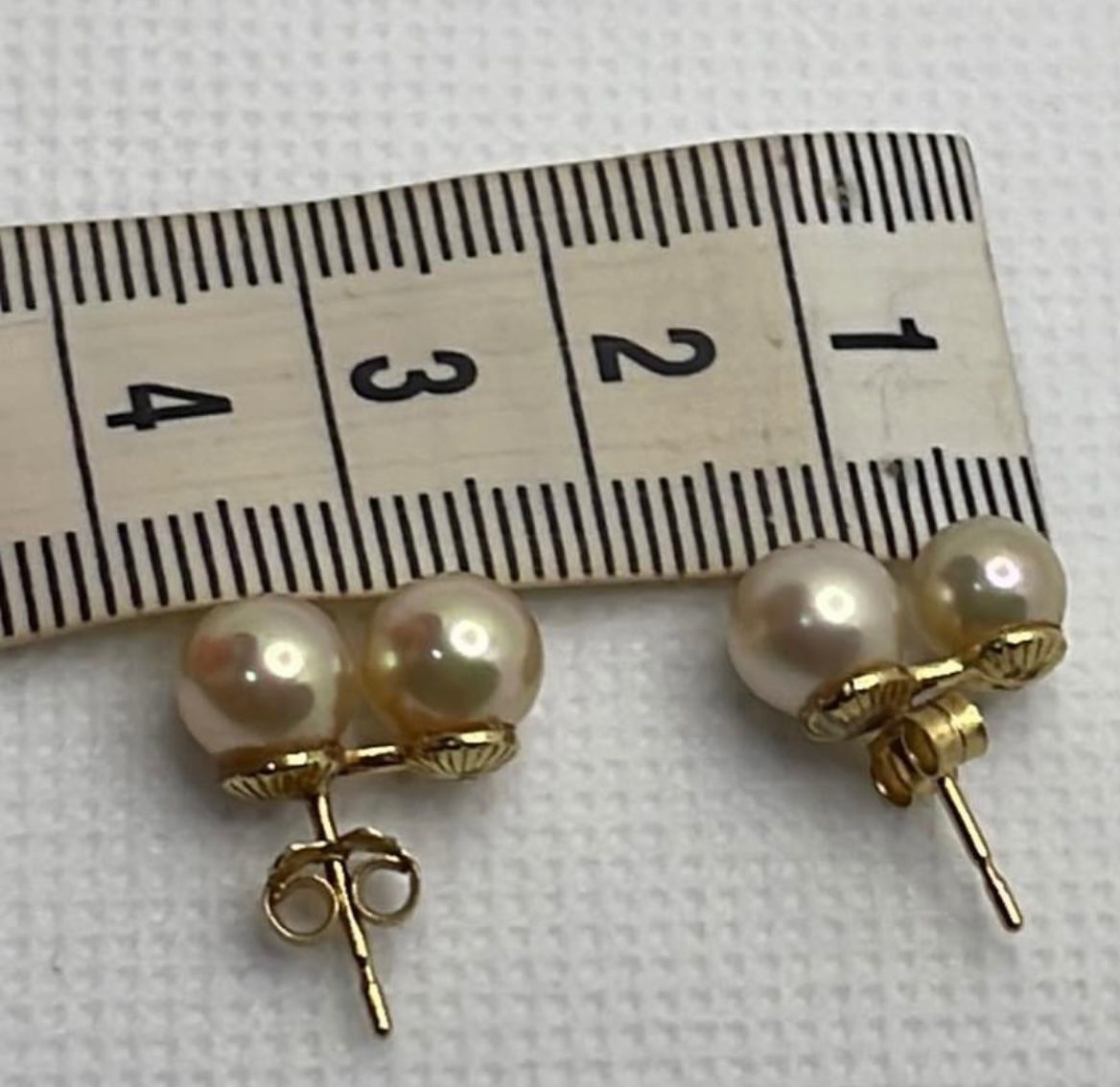 Boucles d'oreille: Boucles d’oreilles en or 18c avec perles – D'occasion à Montreux par Pipo7878 4