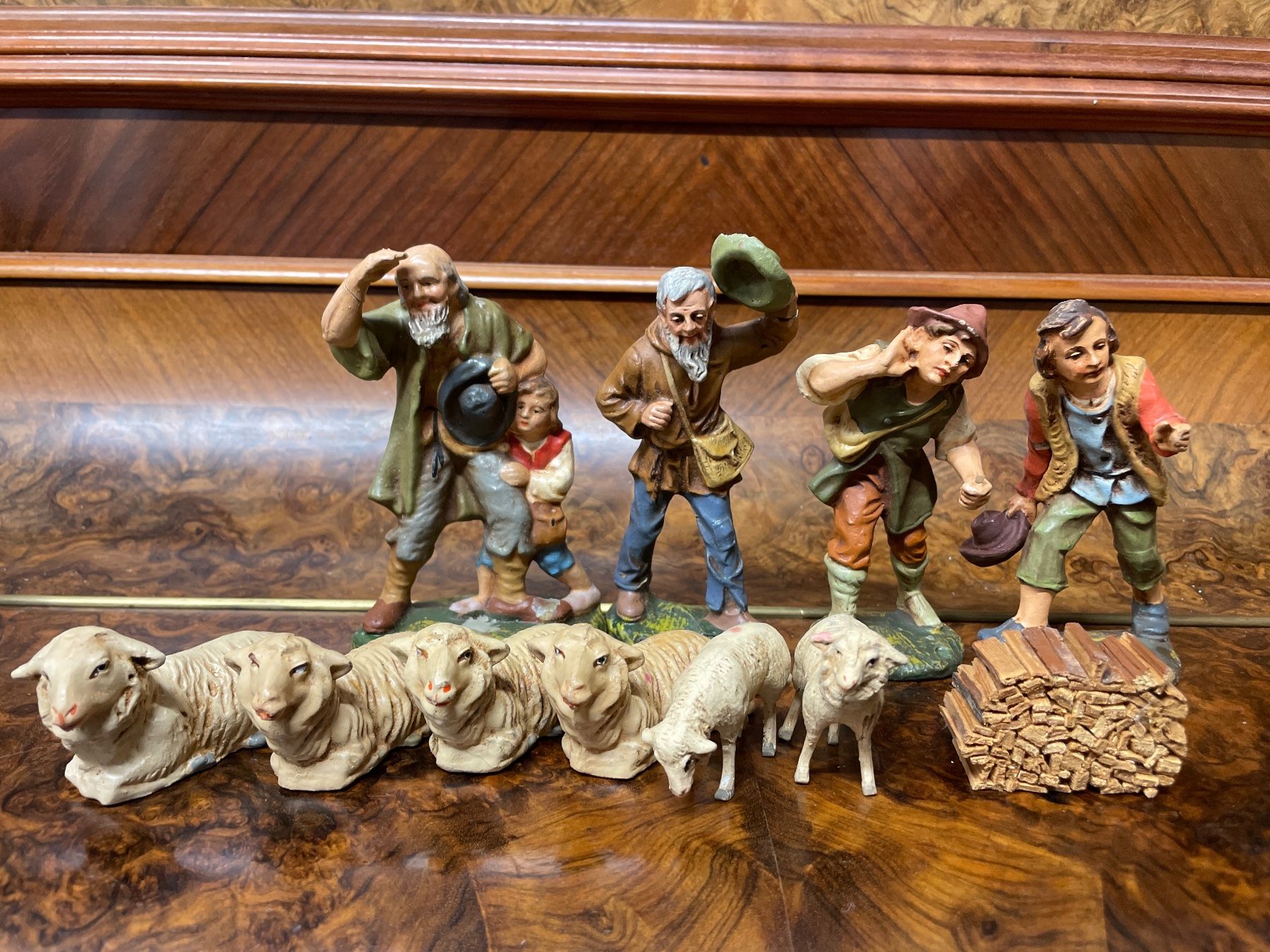 Statuette: 22 Stück Vintage Krippenfiguren Set Gips – Usato da Frasnacht venduto da GracyStore 4