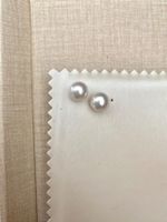 9mm Top Glanz Süsswasserperlen Ohrstecker