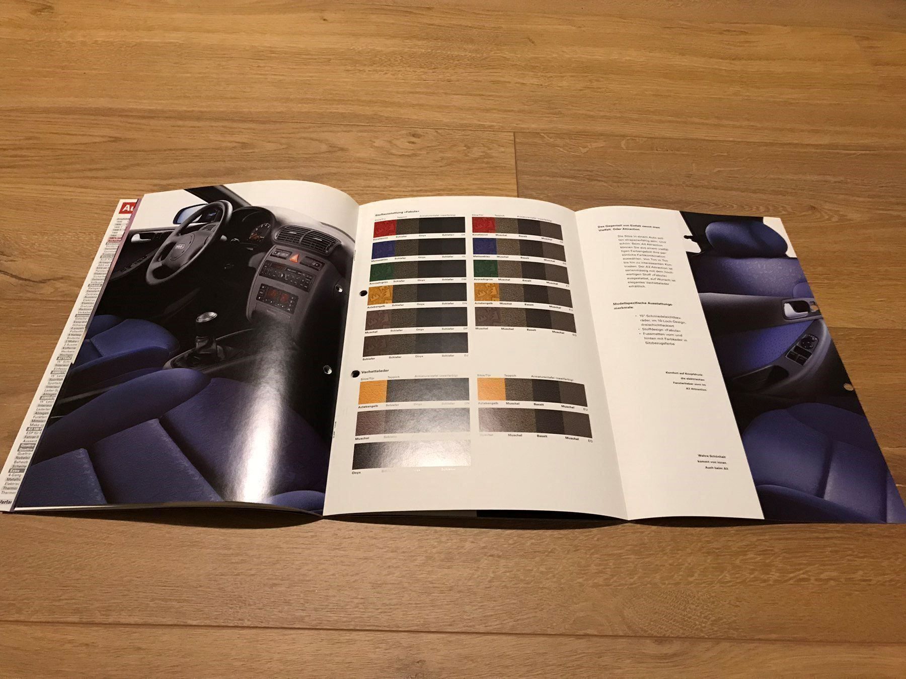 Audi Documenti: Audi A3 Prospekt 1998 / 1999 – Usato da Freienstein venduto da Golfbueb 6