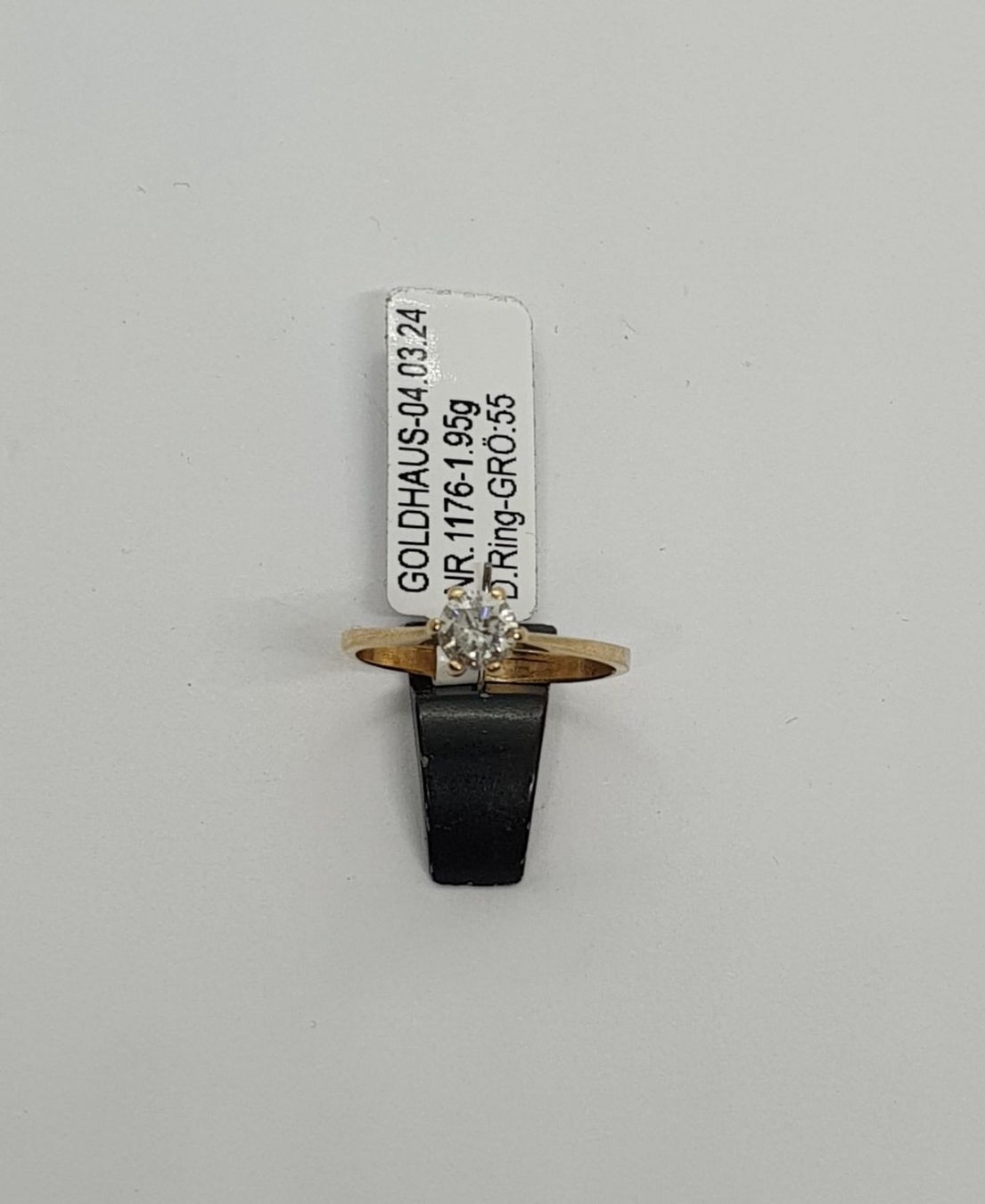 Anelli: Echt 18K Gold - Diamant Ring – Usato da Luzern venduto da Luzern-Goldhaus