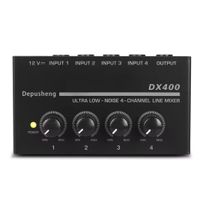 4-Channel Audio Mixer – Ultra Low Noise
