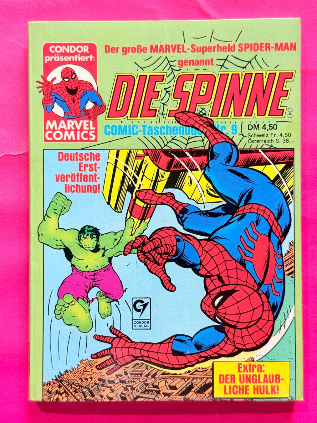 BD: Marvel Comics Die Spinne Spider-Man TB Nr. 9 Hulk Condor – D'occasion à Zuerich par SonderArt-Wertgut