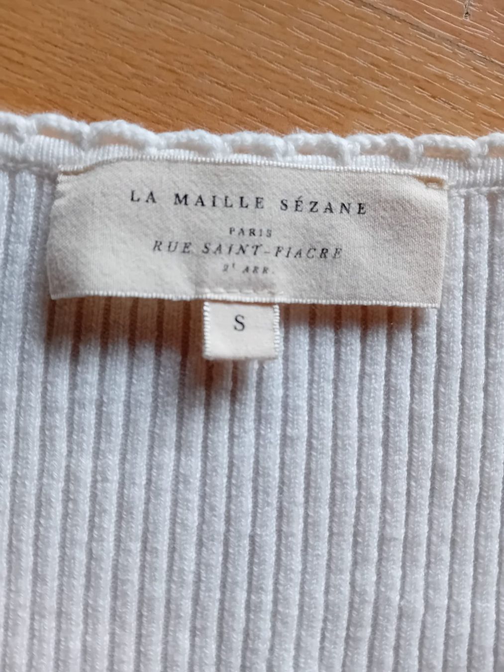 Sezane Top: Sézane Top weiss S – Usato da Wohlen AG venduto da schimmelreiter1234 1